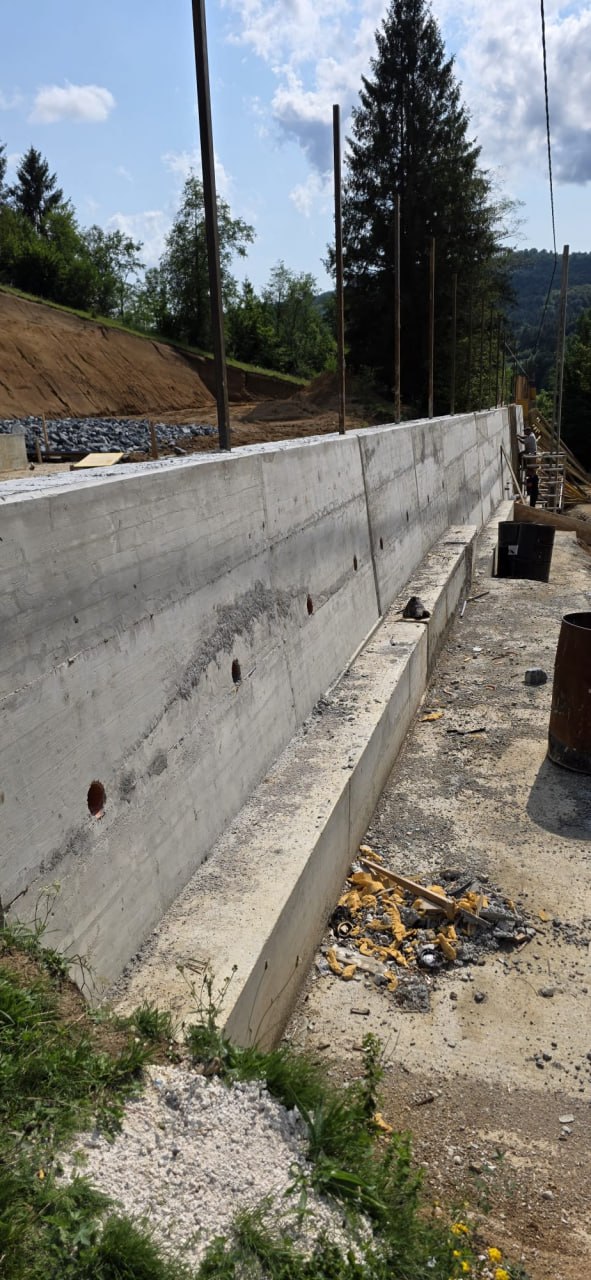 Zid beton decofrat